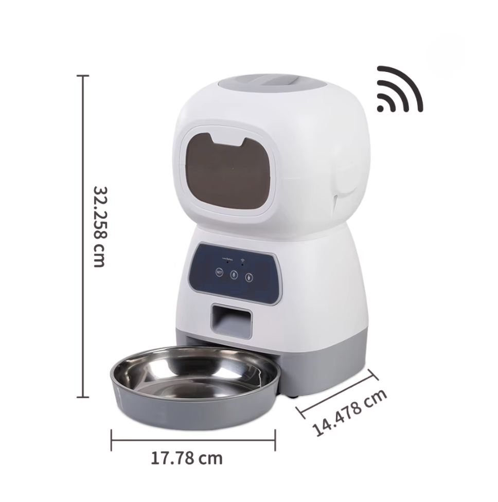 Dimensions du distributeur : 32,3 cm de haut, 17,8 cm de large et 14,5 cm de profondeur